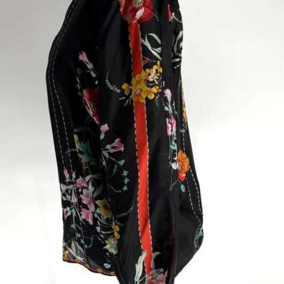 Johnny Was Silk top - Picture 6 of 12